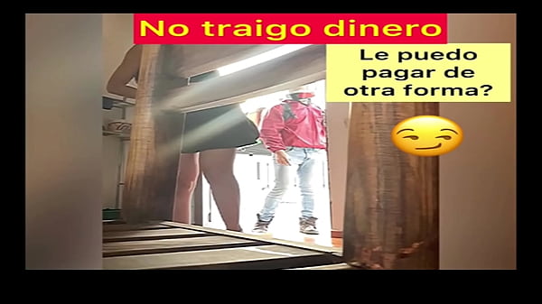 Morrita mexicana se le antoja el repartidor y le ofrece pagarle de otra forma, y pasó esto