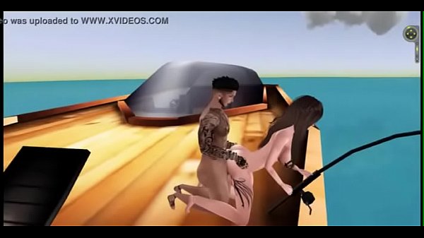 Chicuela latina se pone bien caliente en el yate de lujo